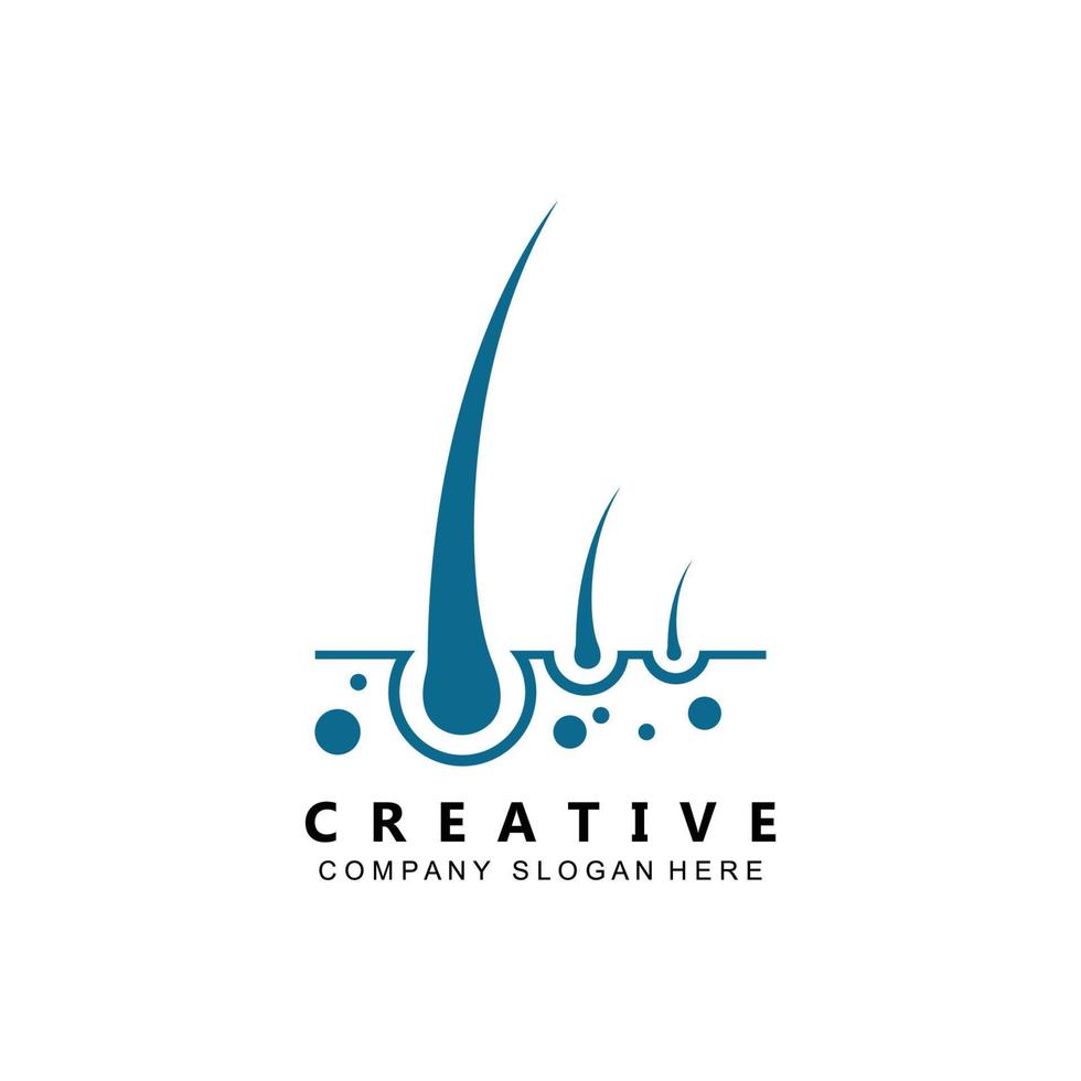 hair care logo vector icon skin health illustration design concept