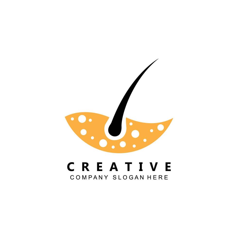 hair care logo vector icon skin health illustration design concept