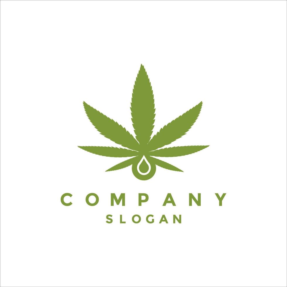 Cannabis Extract Logo Vector