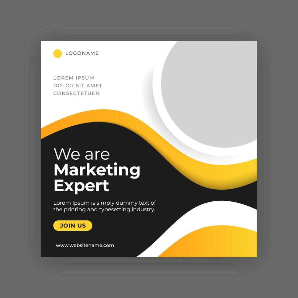 Digital marketing social media banner vector