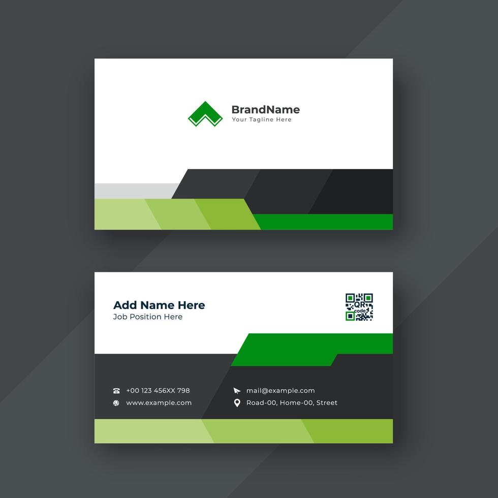 Modern business card vector