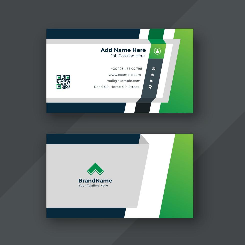 Creative business card design template vector