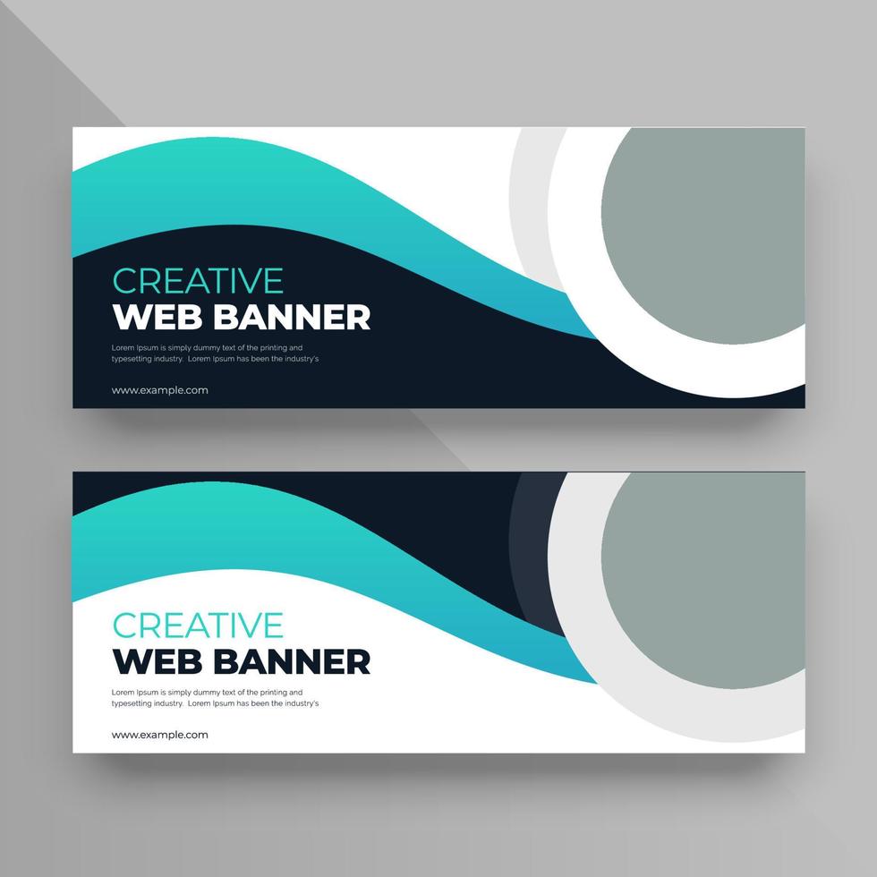 Business cover banner template vector