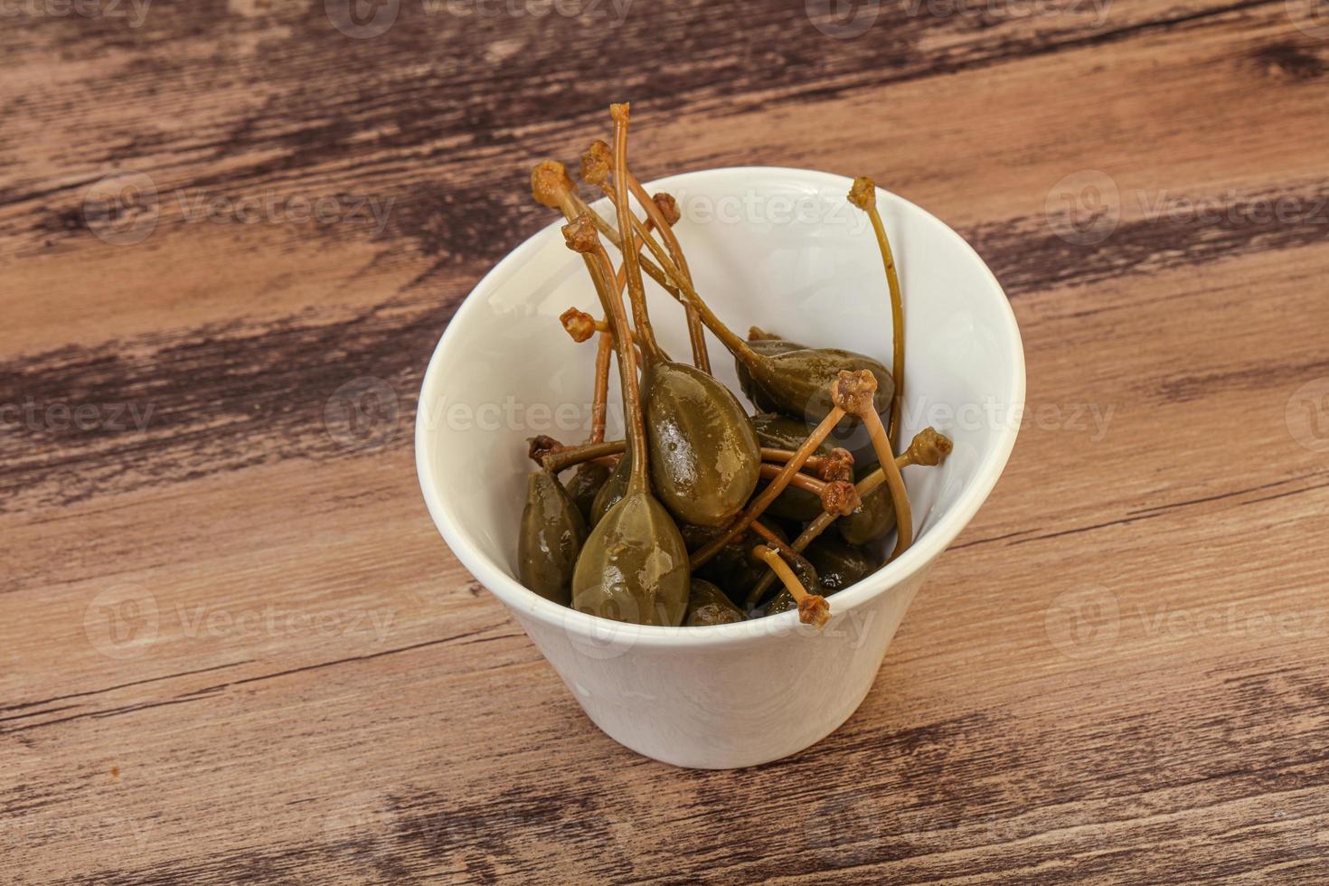 Caper berries in the bowl photo