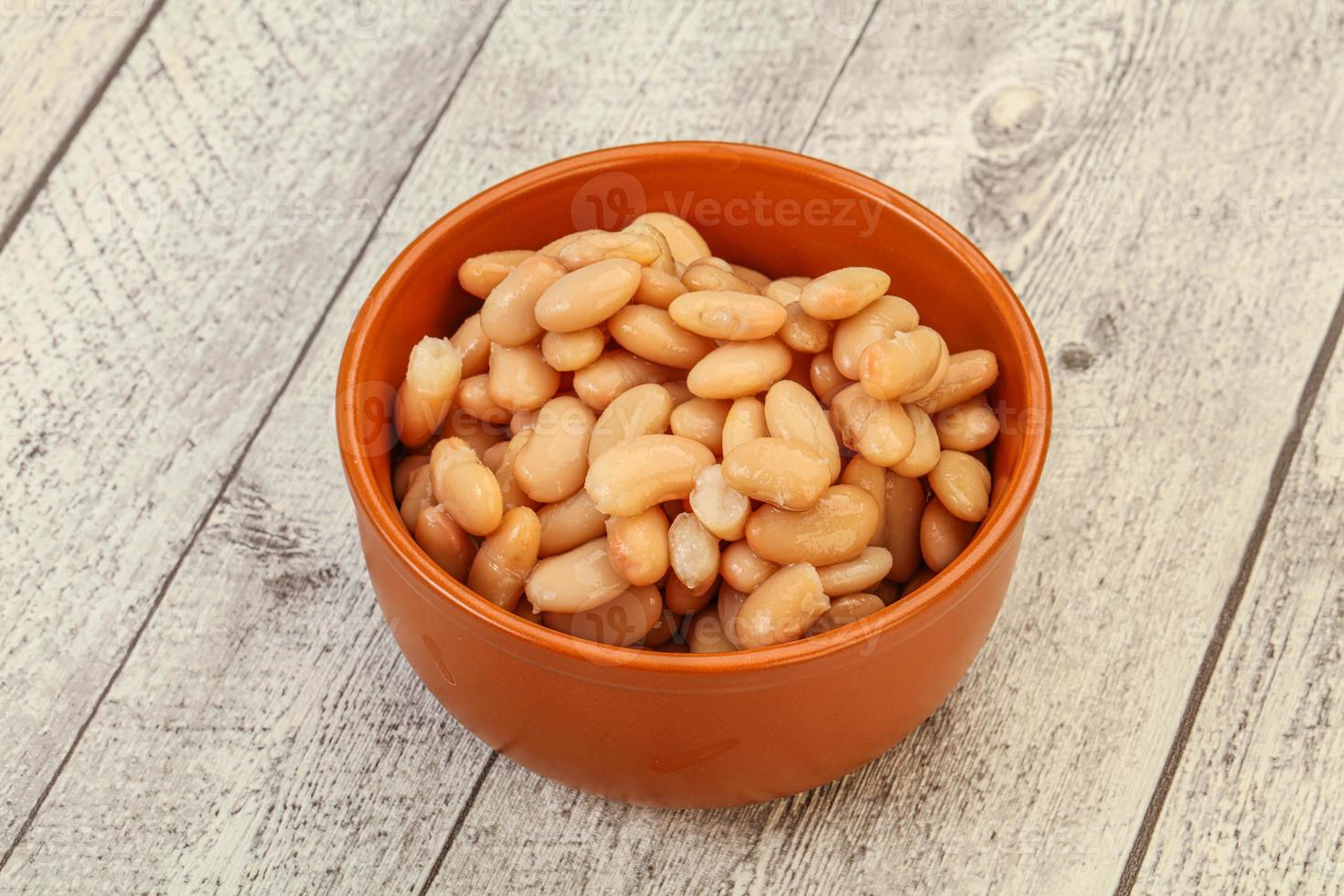 White beans kidney in the bowl photo
