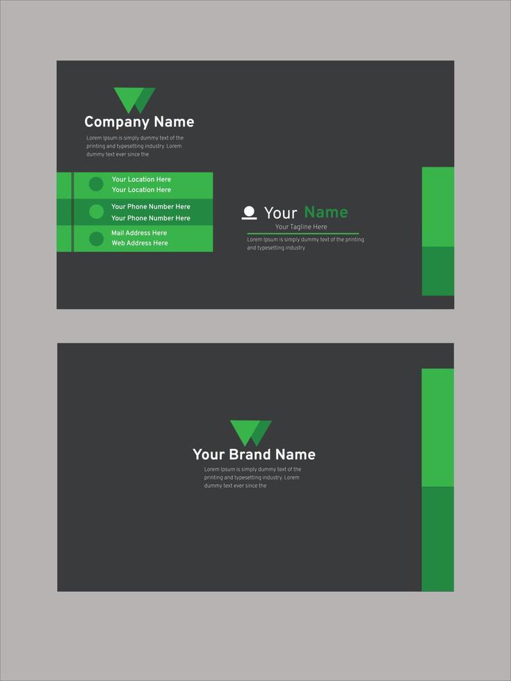 business card design vector