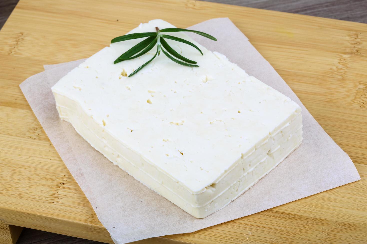 White bulgarian cheese photo
