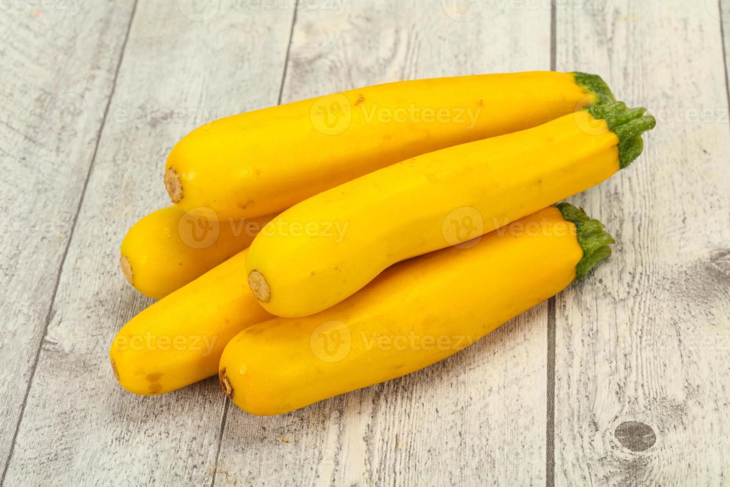 Ripe tasty Yellow young zucchini photo