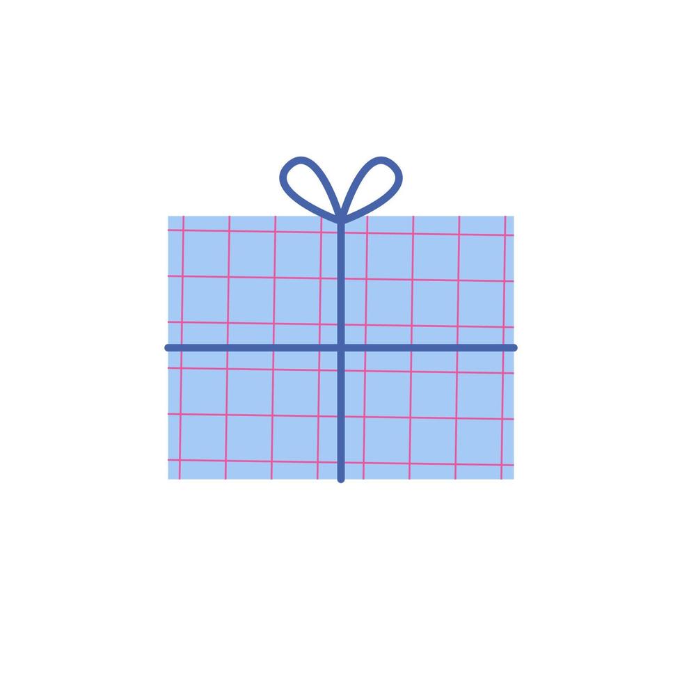 Gift box vector cartoon icon. Vector illustration