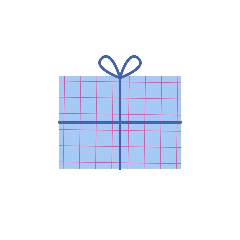 icono de dibujos animados de vector de caja de regalo. ilustración vectorial