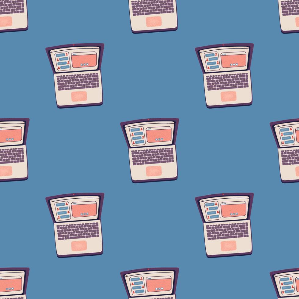 Seamless pattern Planning and organization. Concept coffee break, rest at work. Cartoon Flat Vector illustration