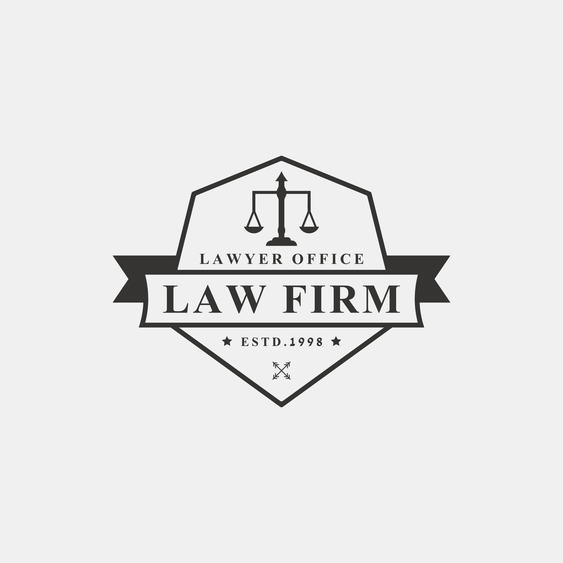 Vintage Retro Badge Lawyer Law Office Logo Vector Design Inspiration 7705273 Vector Art at Vecteezy