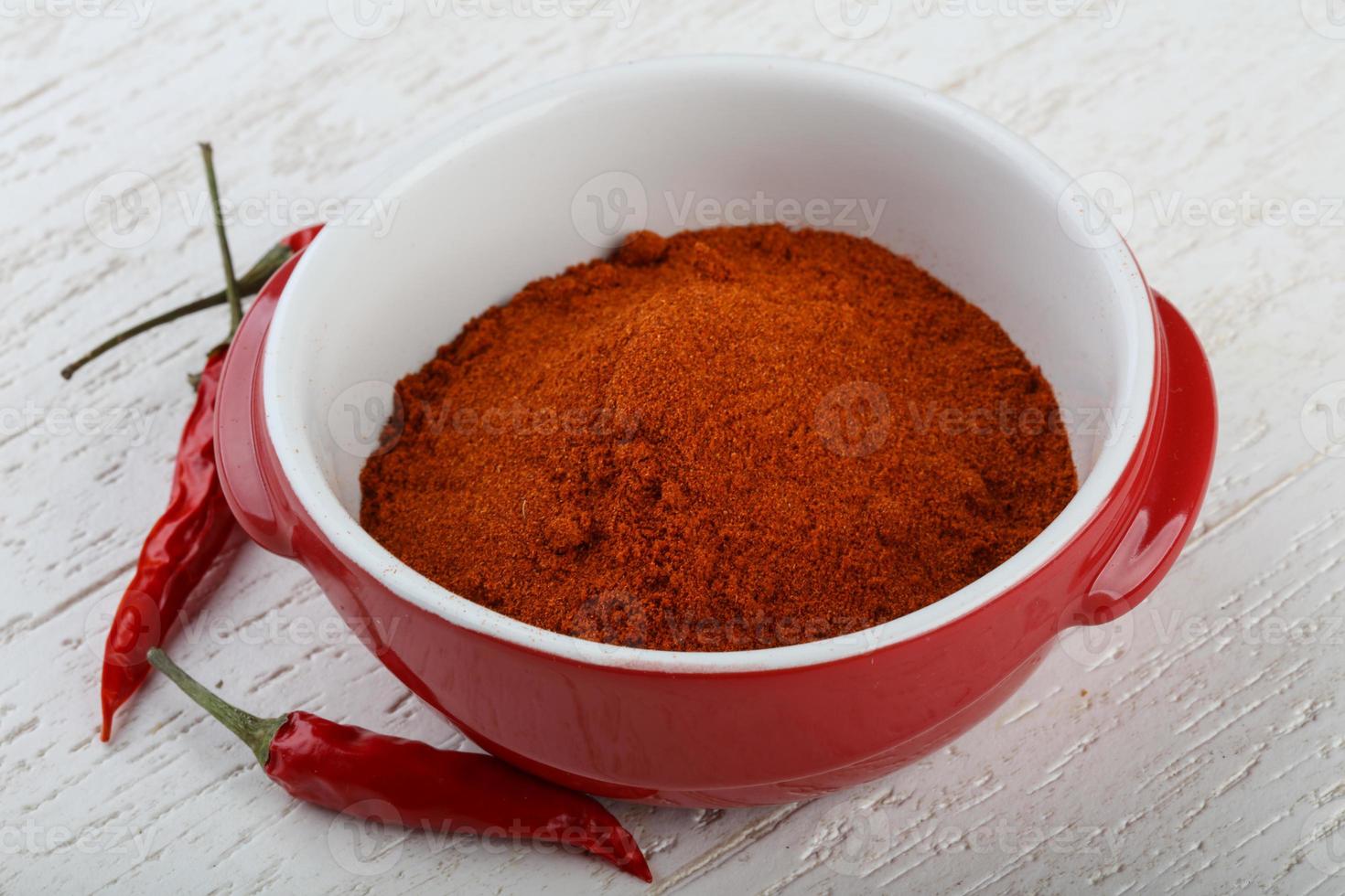 Red dry pepper photo