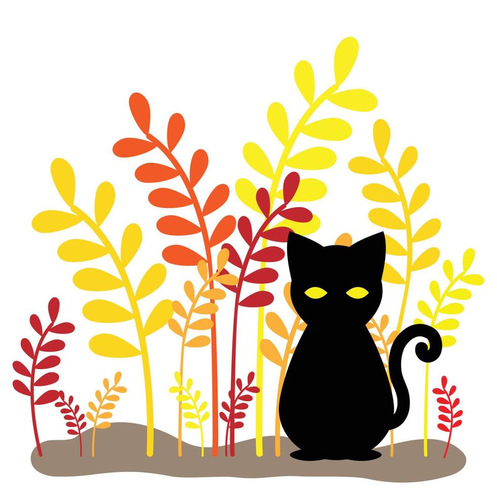 vector cat cute pet