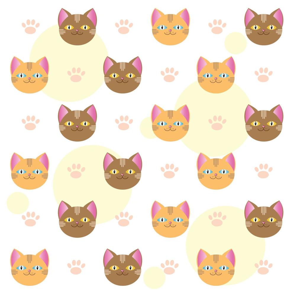 vector cat cute pet