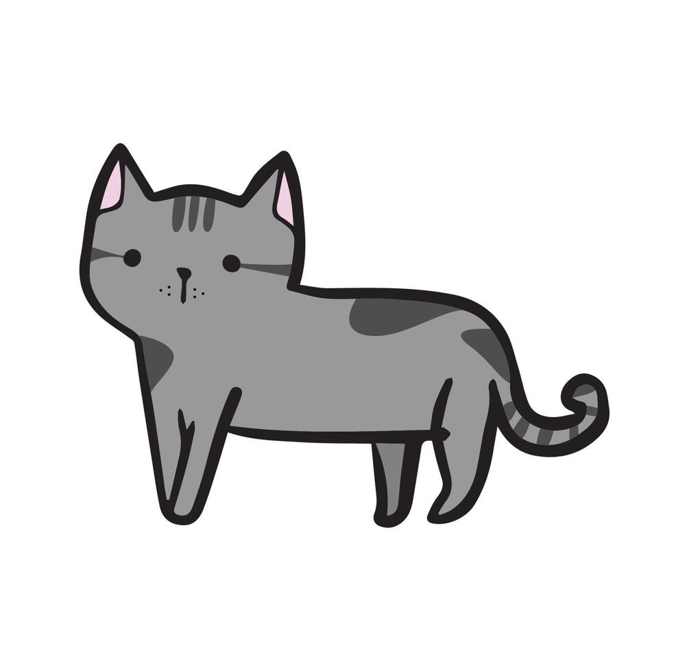 vector cute cat