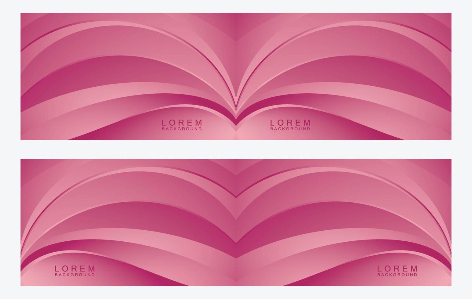 Abstract red and white shape background vector image