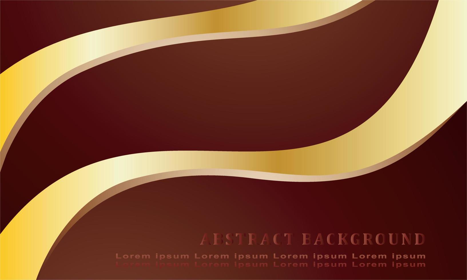 Red gold background vector