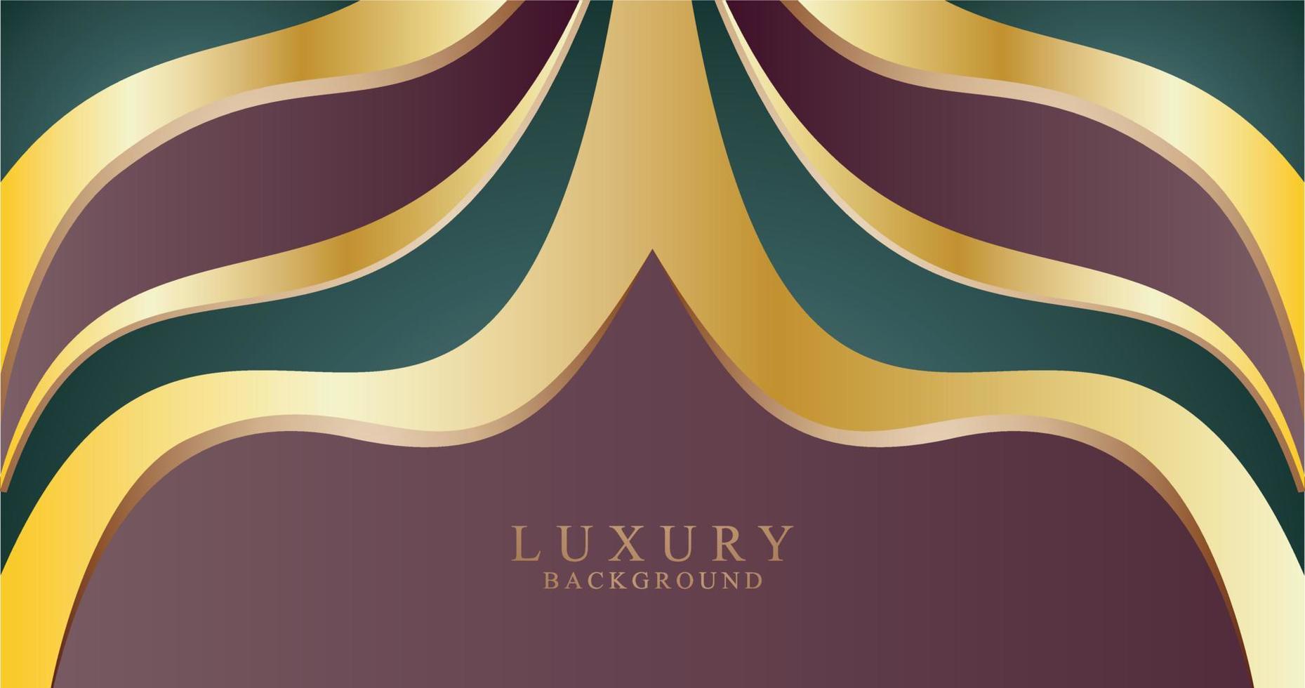 Background luxury violet and gold vector