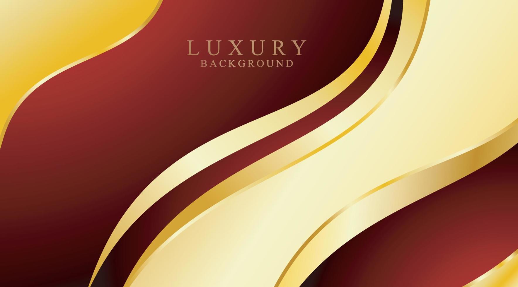 red gold background with ribbon 7706890 Vector Art at Vecteezy