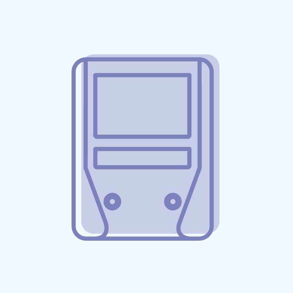 Icon Railway. suitable for education symbol. two tone style. simple design editable. design template vector. simple illustration vector