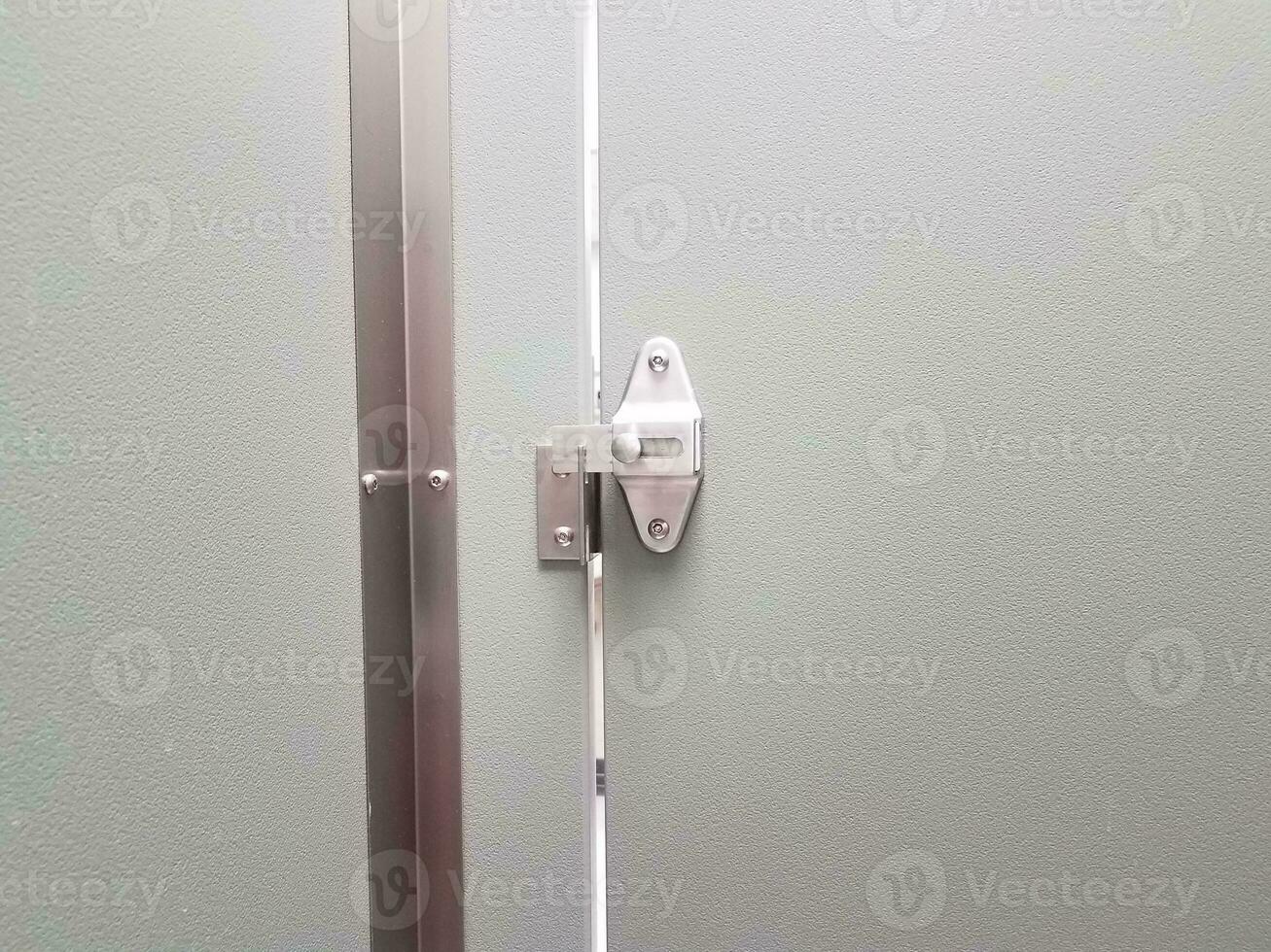 locked or latched bathroom or restroom stall door photo