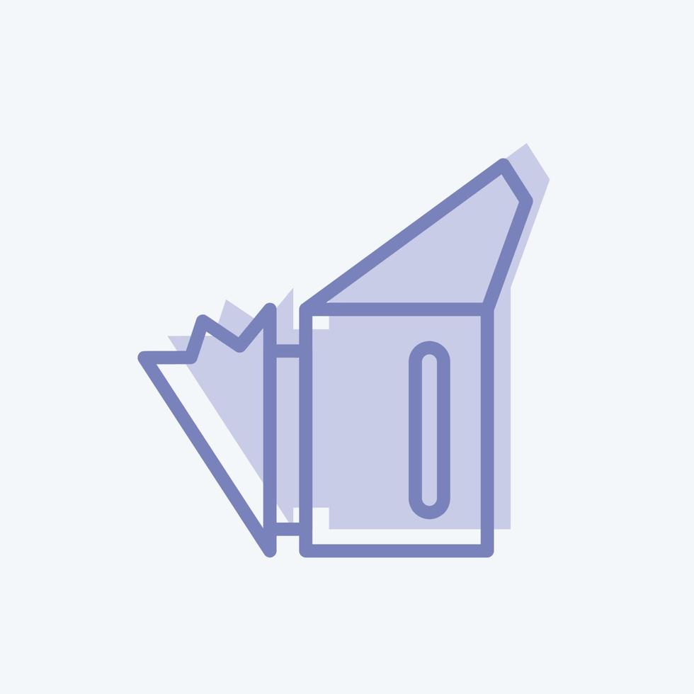 Icon Apiary Smoker. suitable for Bee Farm. two tone style. simple design editable. design template vector. simple illustration vector