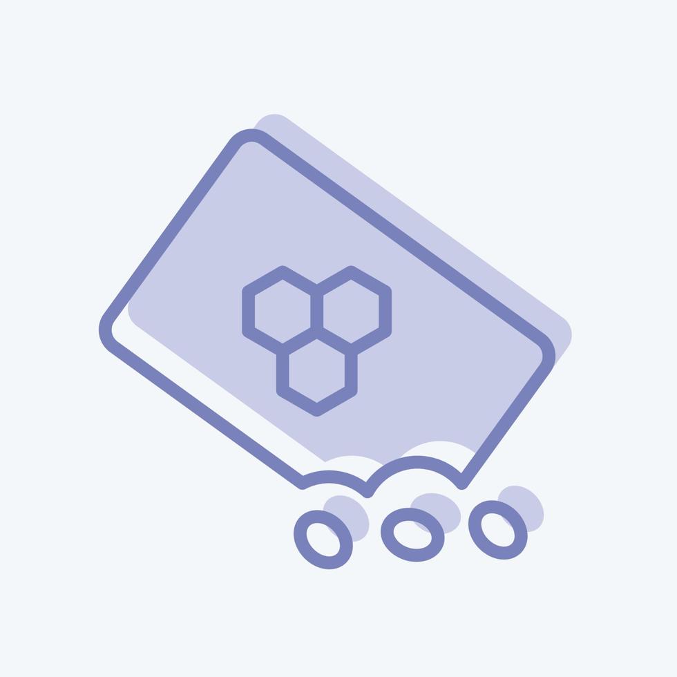 Icon Honey Plants Seeds. suitable for Bee Farm. two tone style. simple design editable. design template vector. simple illustration vector