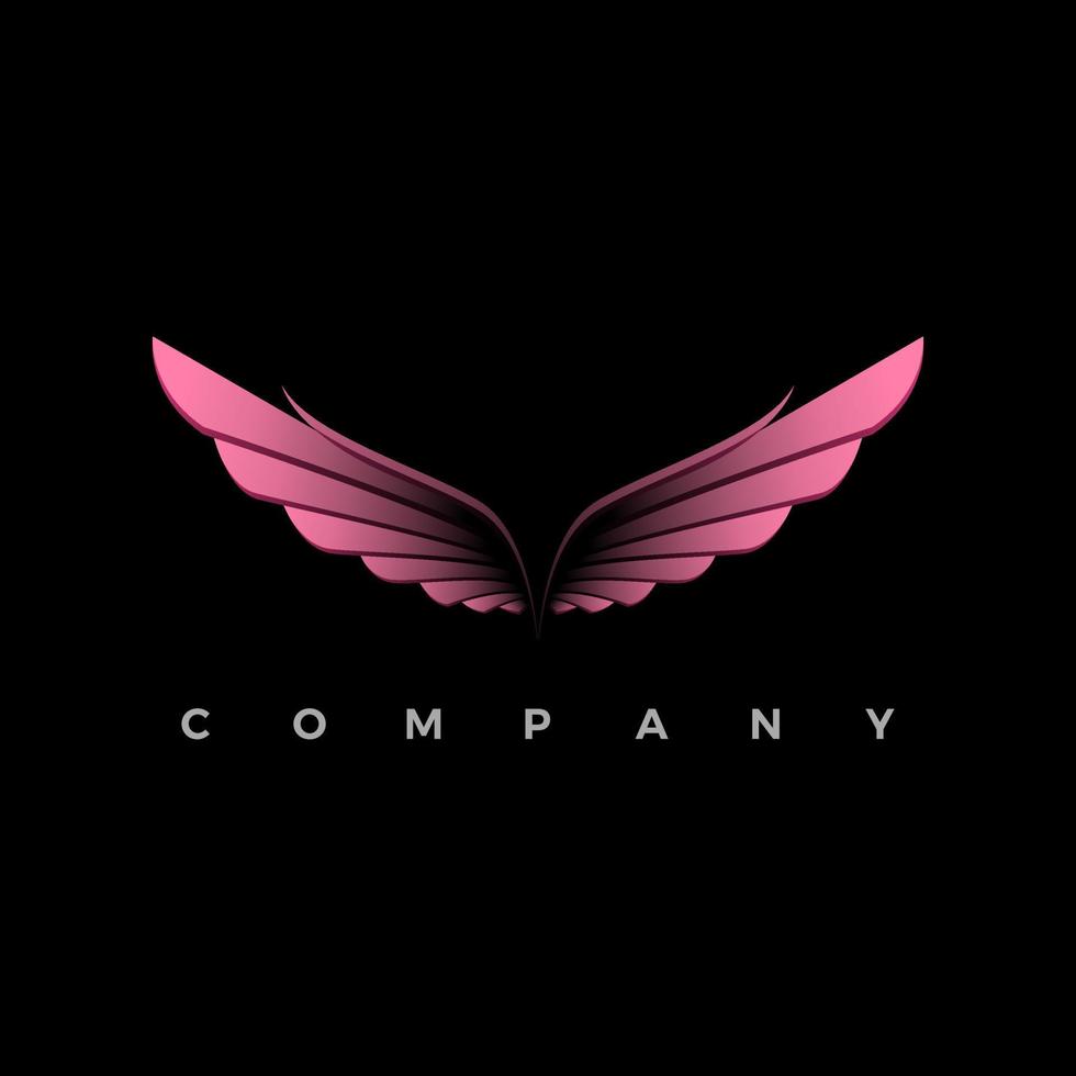 Beauty wings Logo vector for your company or business