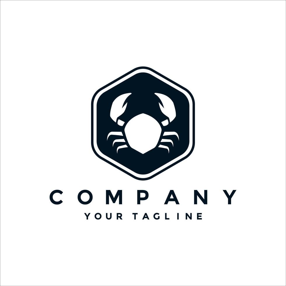 Crab logo vector for your company or business