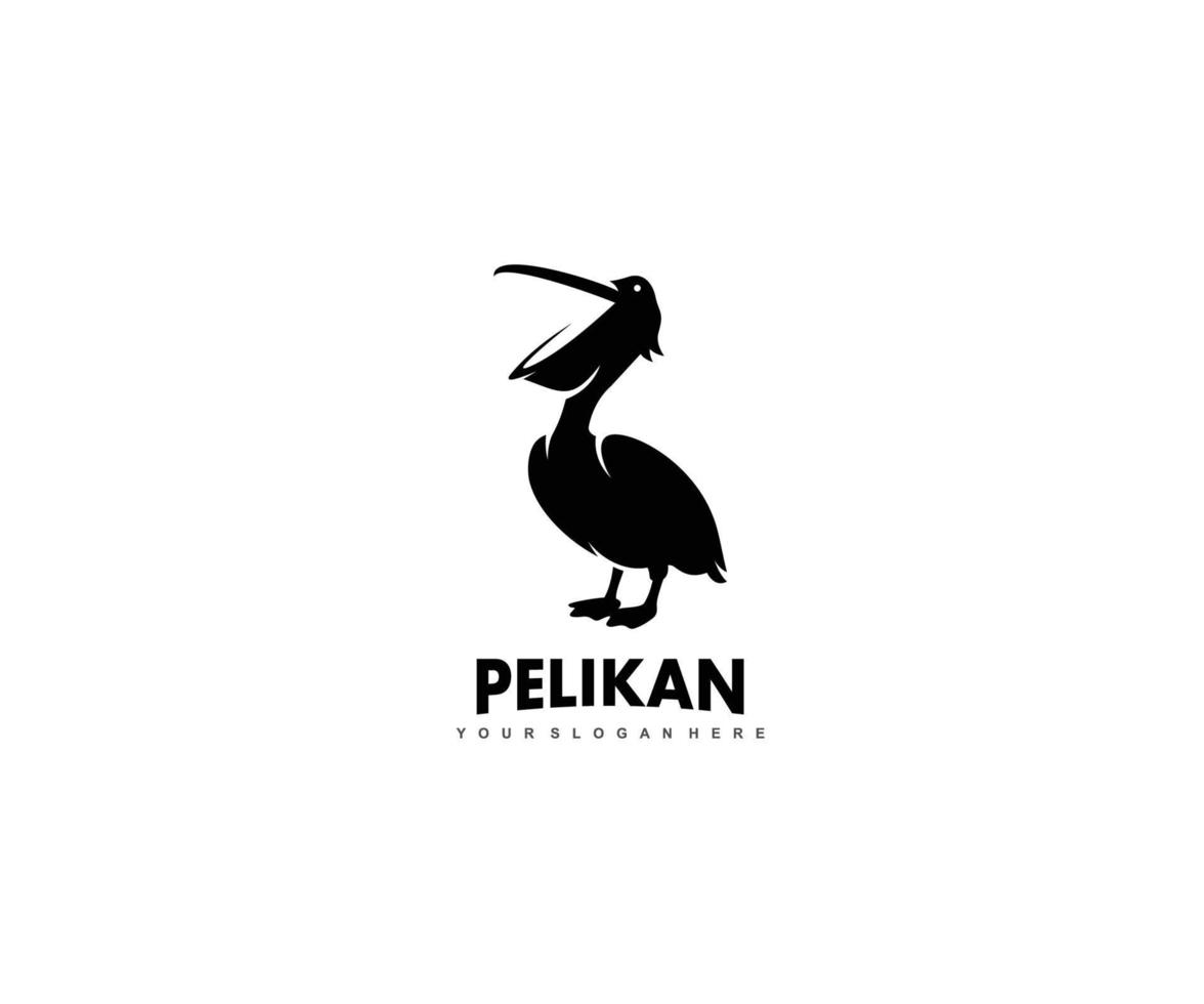 Bird Logo Design, Sillhouette Bird Logo Concept vector