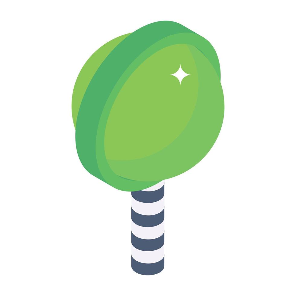 A lollipop isometric vector download