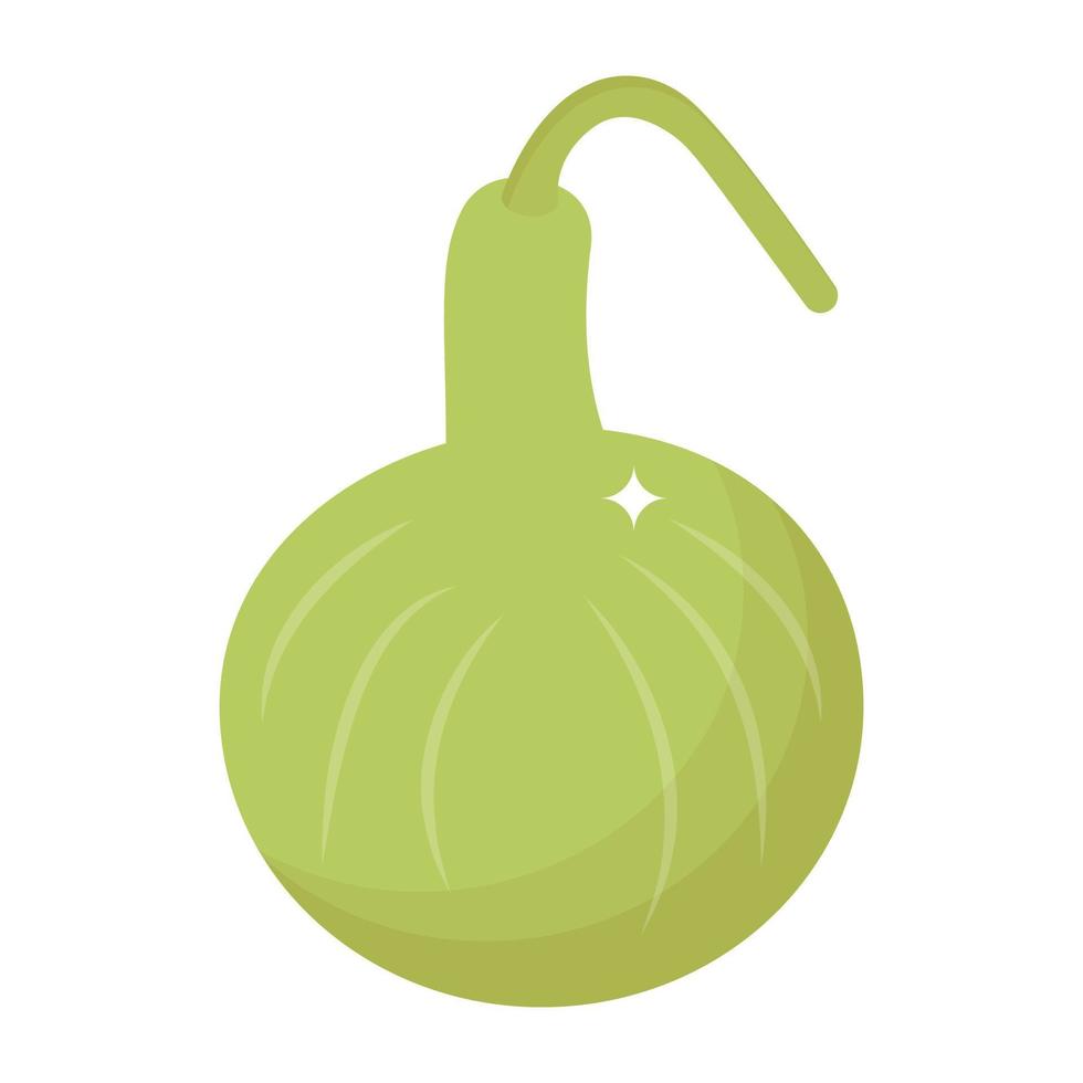 un icono isométrico bien diseñado de calabaza de cresta vector