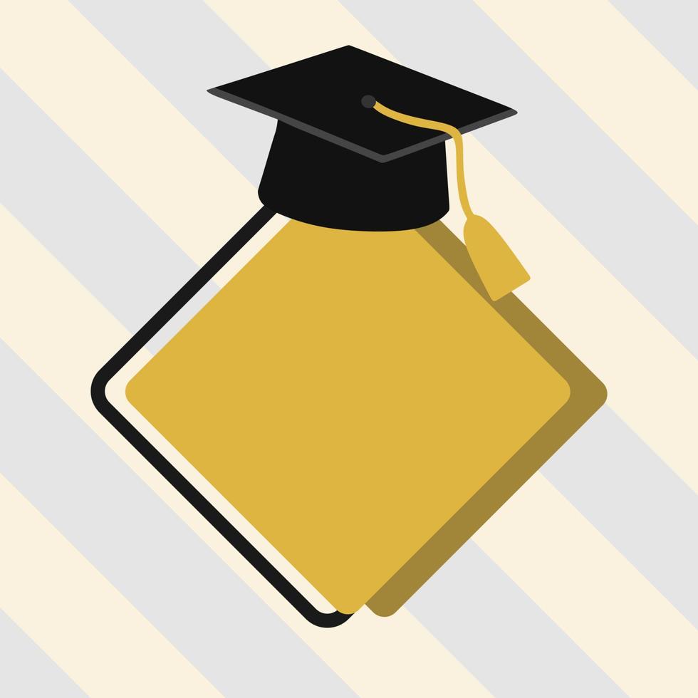 Happy graduation day background vector