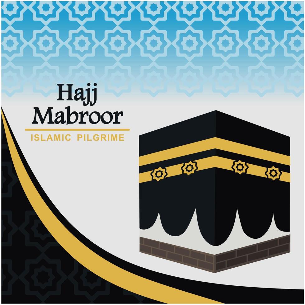 Haji mabroor islamic vector