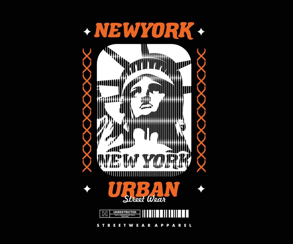 Aesthetic Graphic Design for T shirt Street Wear and Urban Style vector