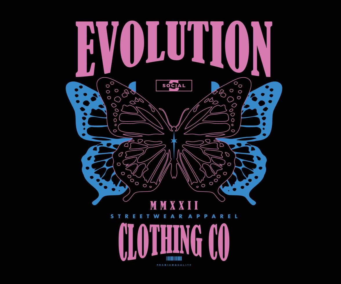 Aesthetic Graphic Design for T shirt Street Wear and Urban Style vector