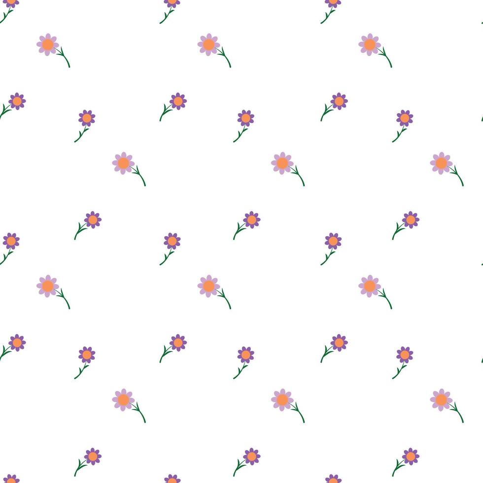 flowers pattern for background and printing on any materials vector