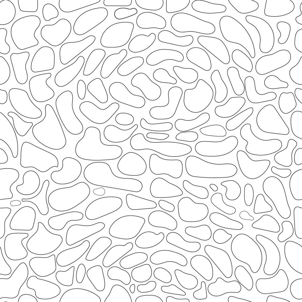 formas 01 patrón de textura de formas redondas para impresión o fondo. vector