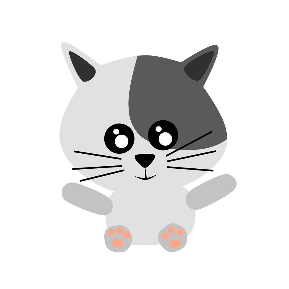 personaje de dibujos animados de gato vector