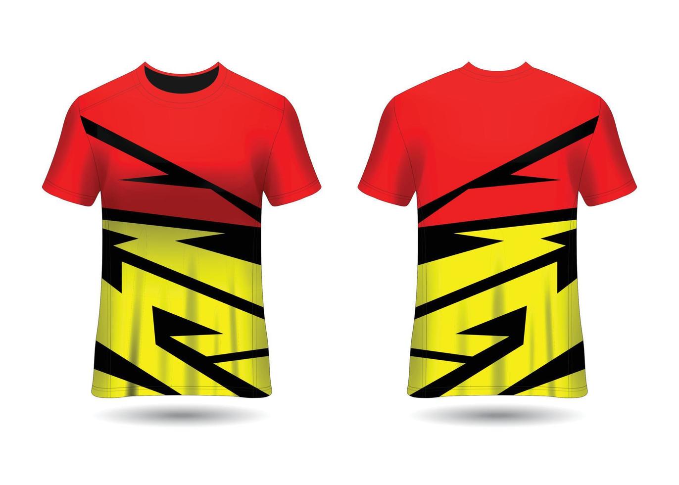 Sports Racing  Jersey Design Template for Team Uniforms Vector