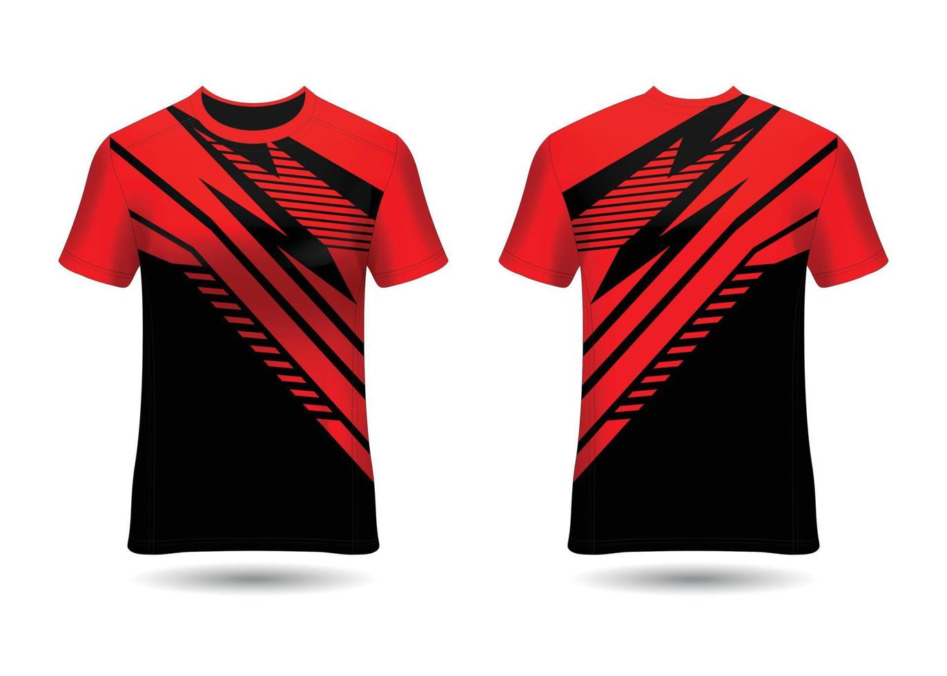 Sports Racing  Jersey Design Template for Team Uniforms Vector