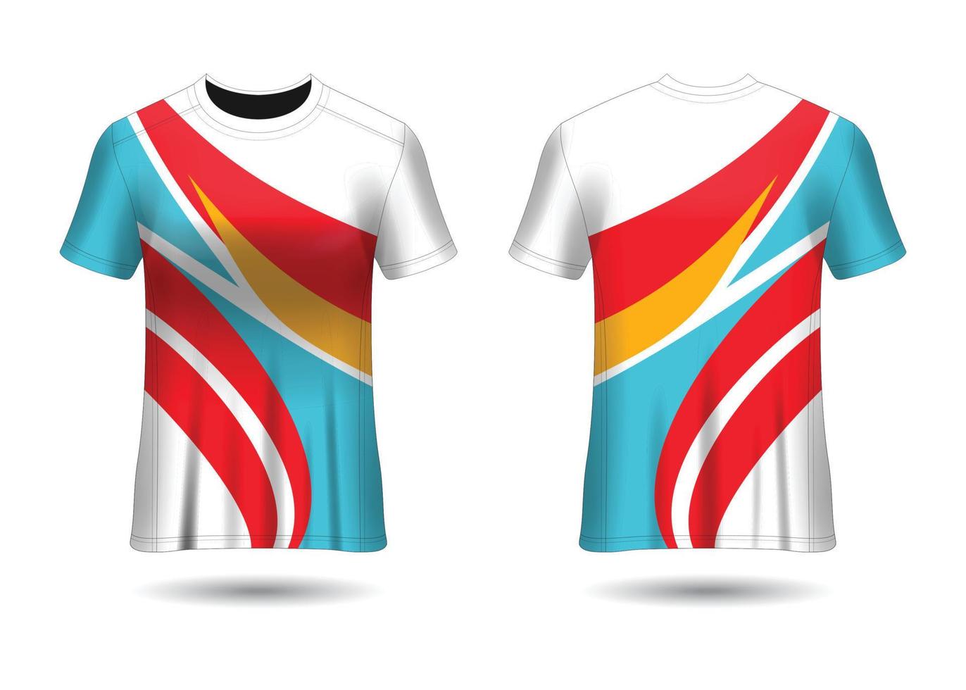 Sports Racing  Jersey Design Vector