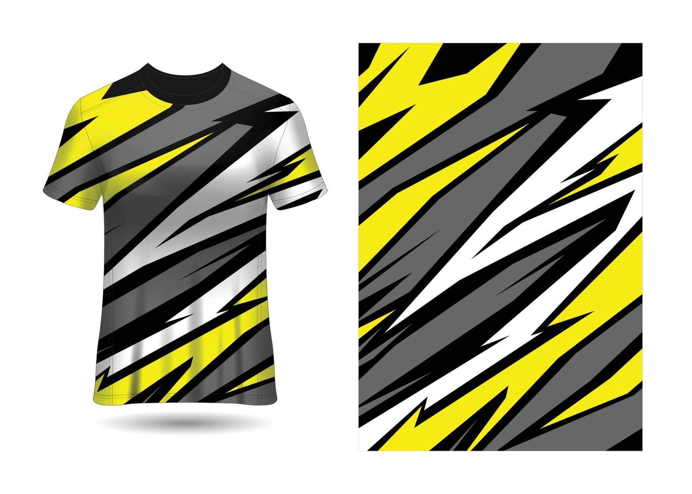 Plantilla de diseño de camiseta de carreras deportivas para vector de uniformes de equipo