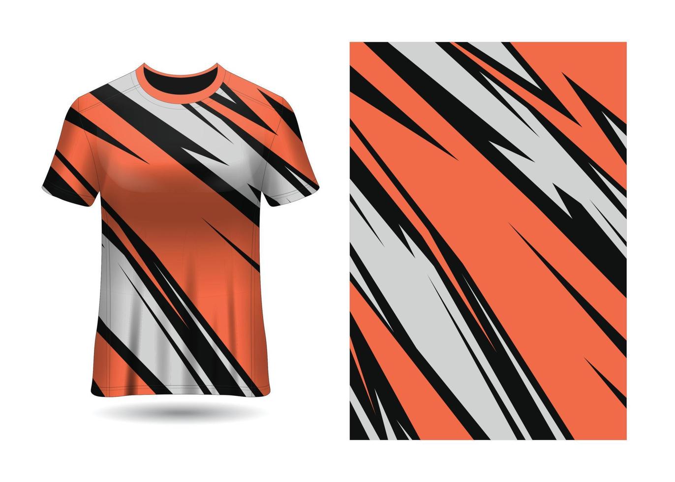 Sports Racing  Jersey Design Template for Team Uniforms Vector