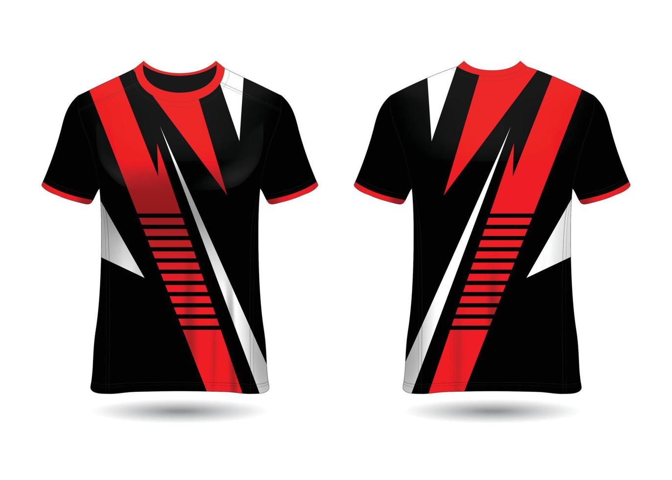 Plantilla de diseño de camiseta de carreras deportivas para vector de uniformes de equipo