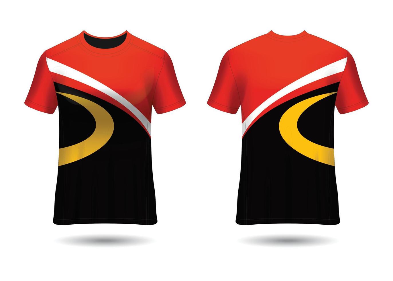 Sports Racing  Jersey Design Template for Team Uniforms Vector