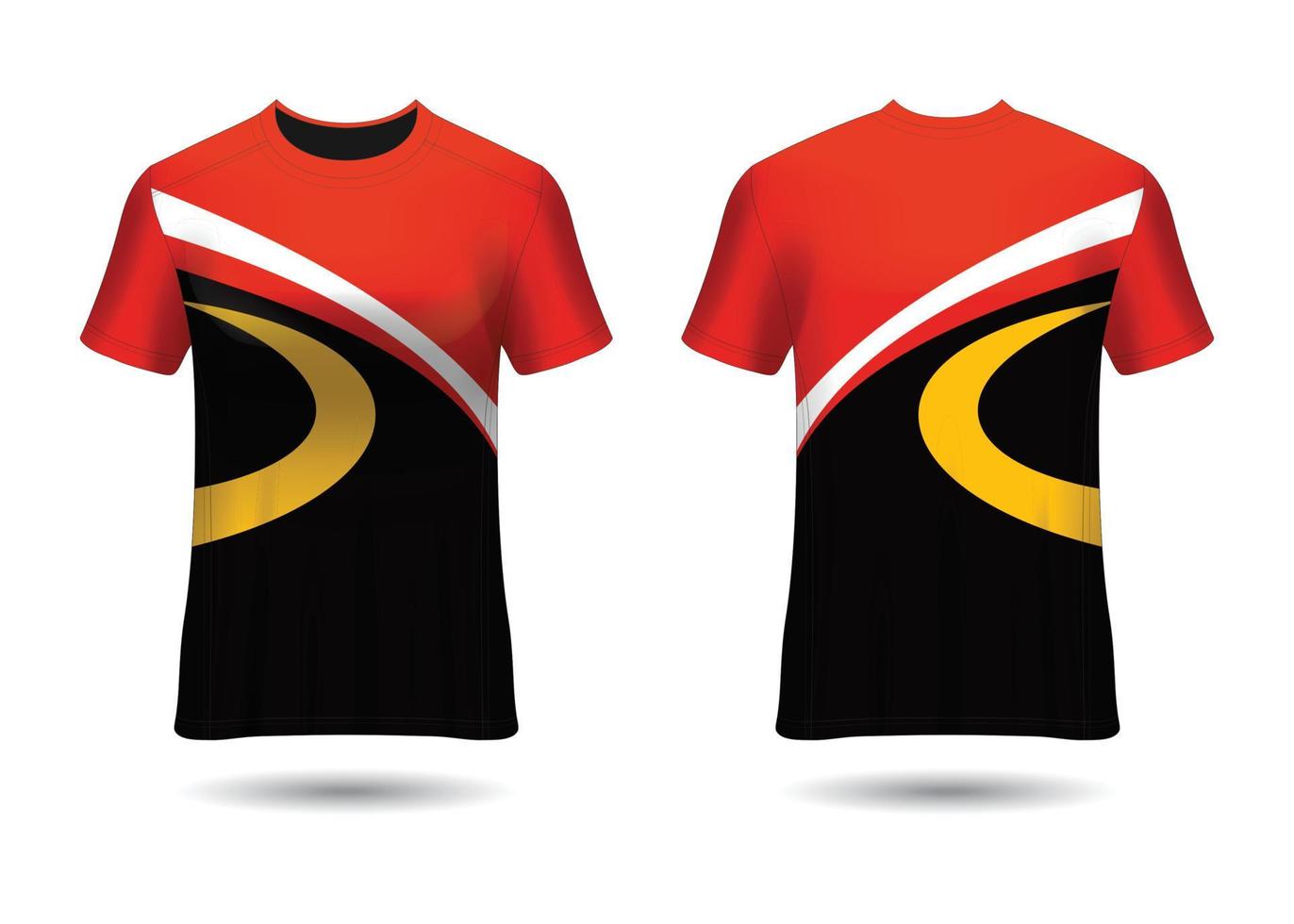 Plantilla de diseño de camiseta de carreras deportivas para vector de uniformes de equipo