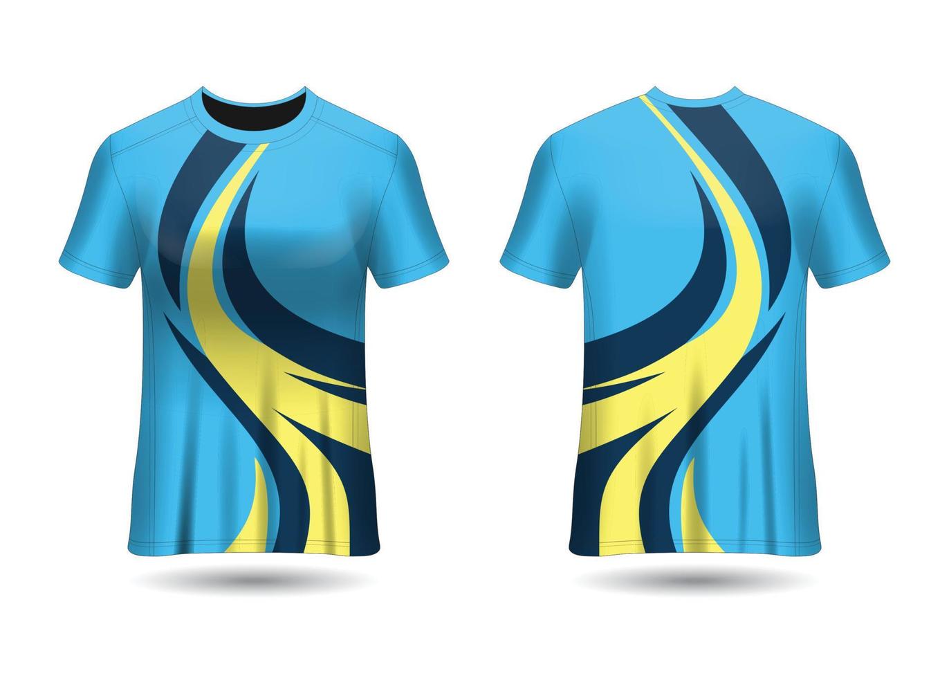 Sports Racing  Jersey Design Template for Team Uniforms Vector