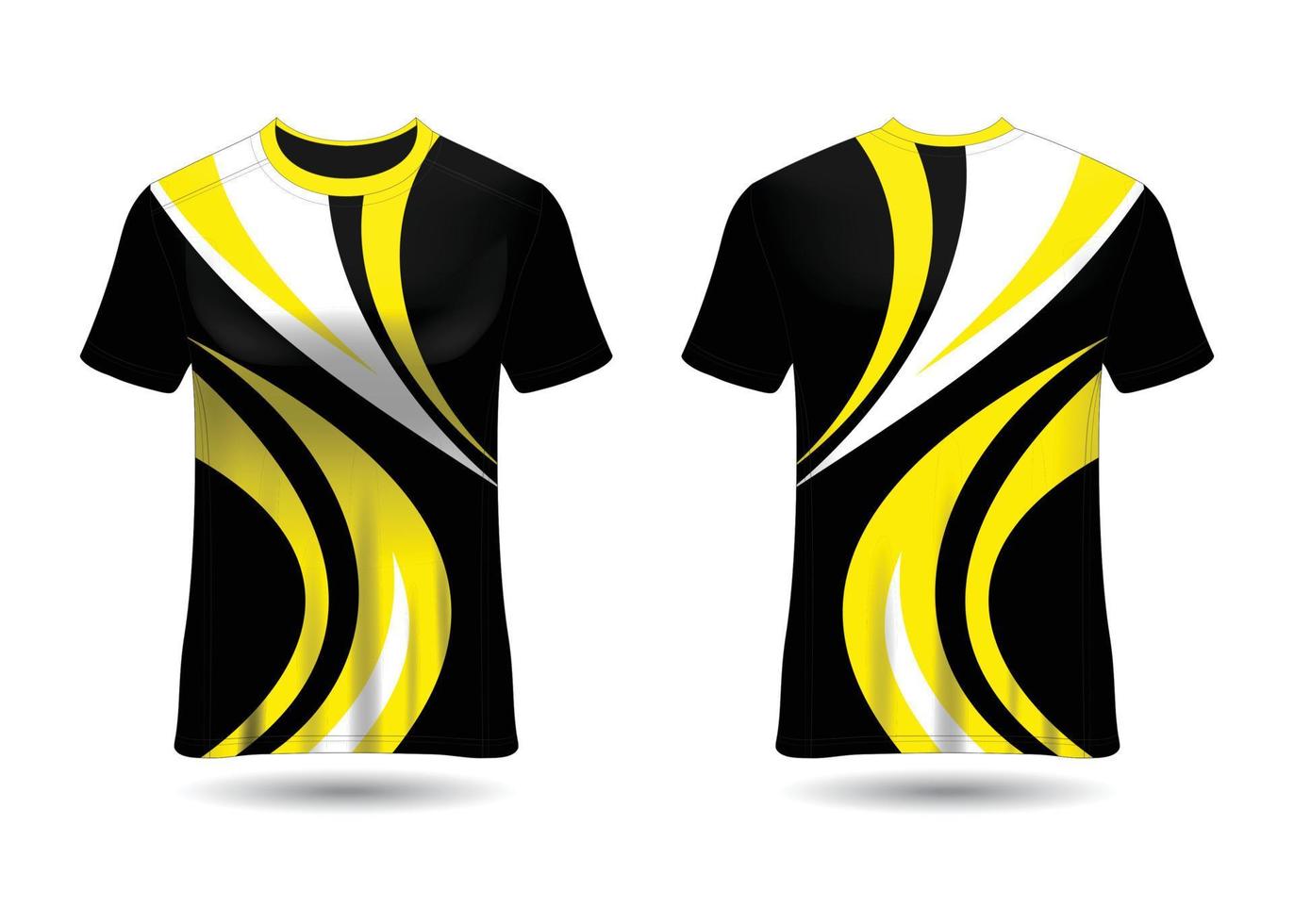 Plantilla de diseño de camiseta de carreras deportivas para vector de uniformes de equipo